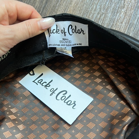 Lack of Color Leather Cap